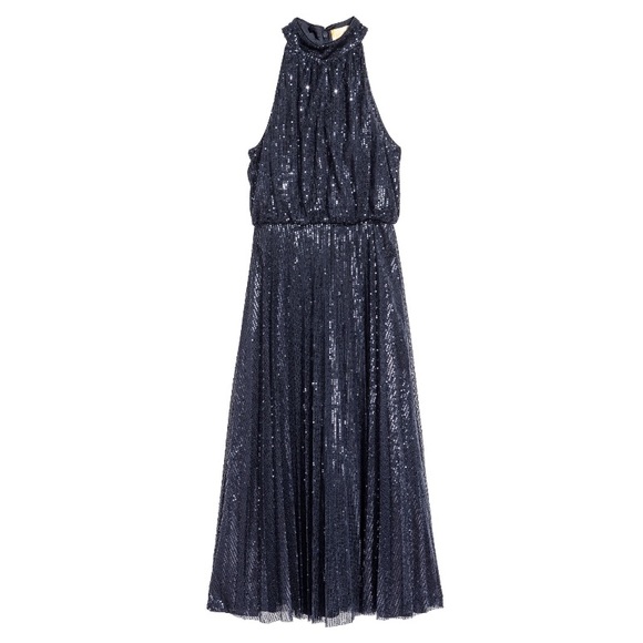 H&M Dresses & Skirts - H&M Navy Maxi Sequin Dress